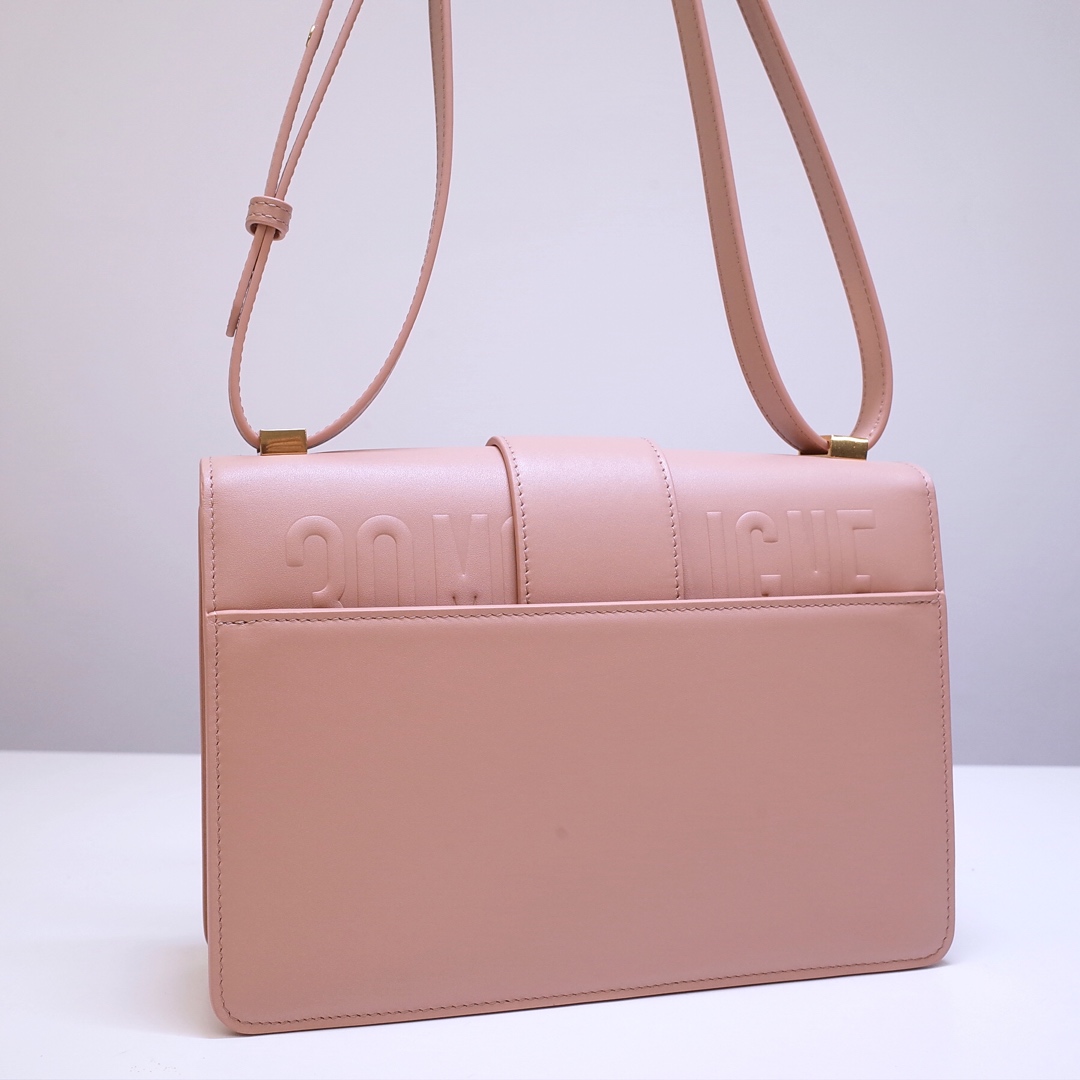 30 Montaigne Bag Pink Box Calfskin